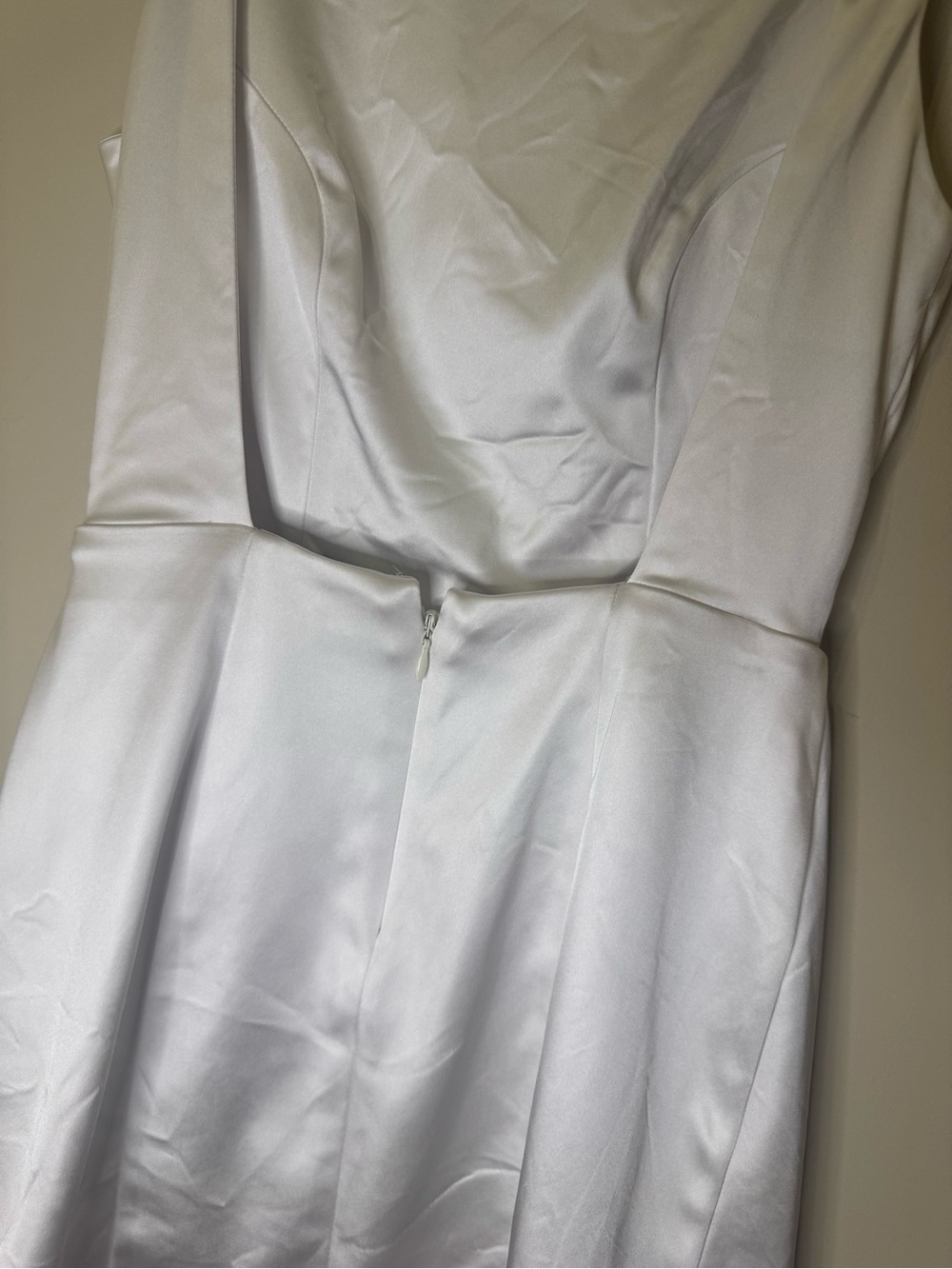 Abercrombie & Fitch Slash Neck Mini Dress | XSP | Pearl - Picture 8 of 11
